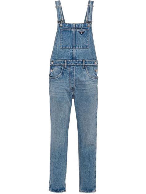 prada denim pants|Prada denim romper.